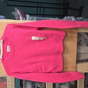 Universal Thread Size M Hot Pink Crew Neck Knit Sweater